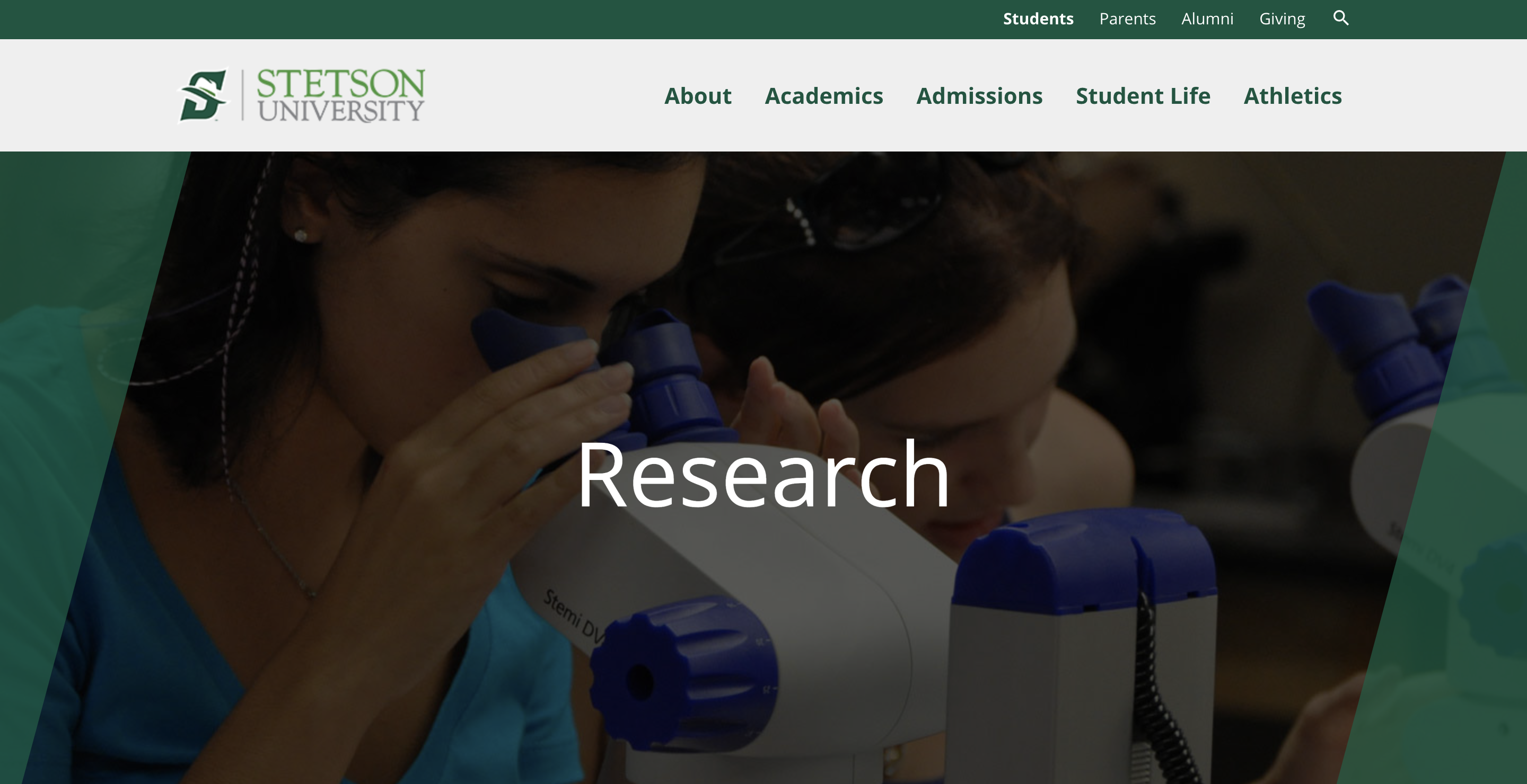 Stetson Research Website